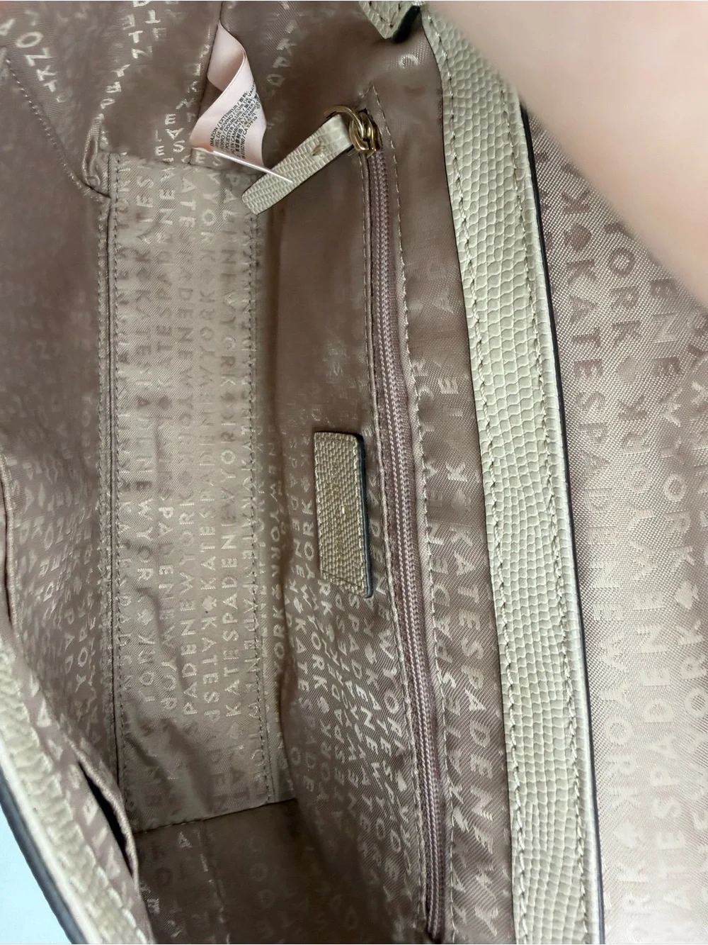 Kate Spade Riverside Street Emmie Crossbody Bag Warm Beige